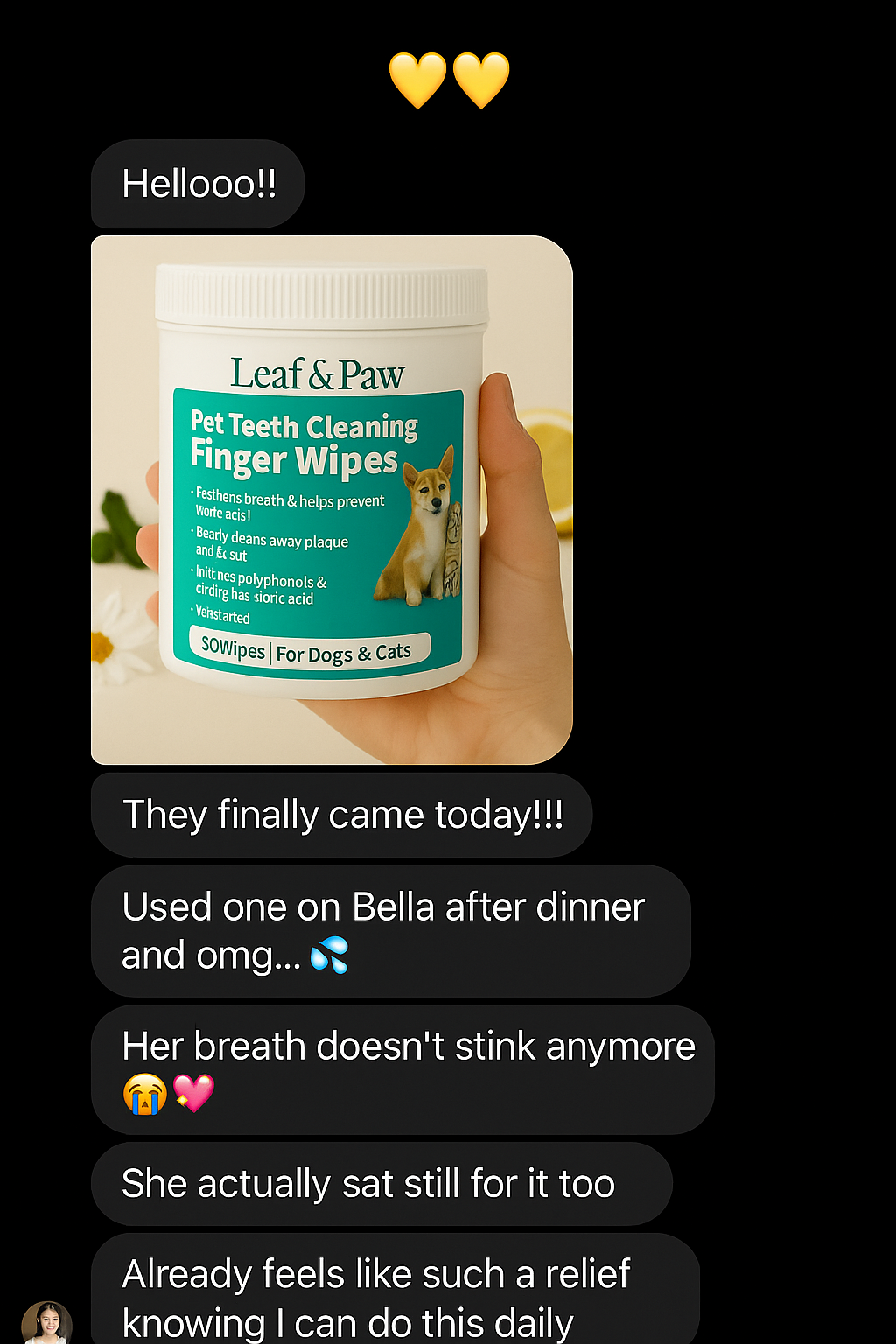 Leaf & Paw - Pet dental wipes