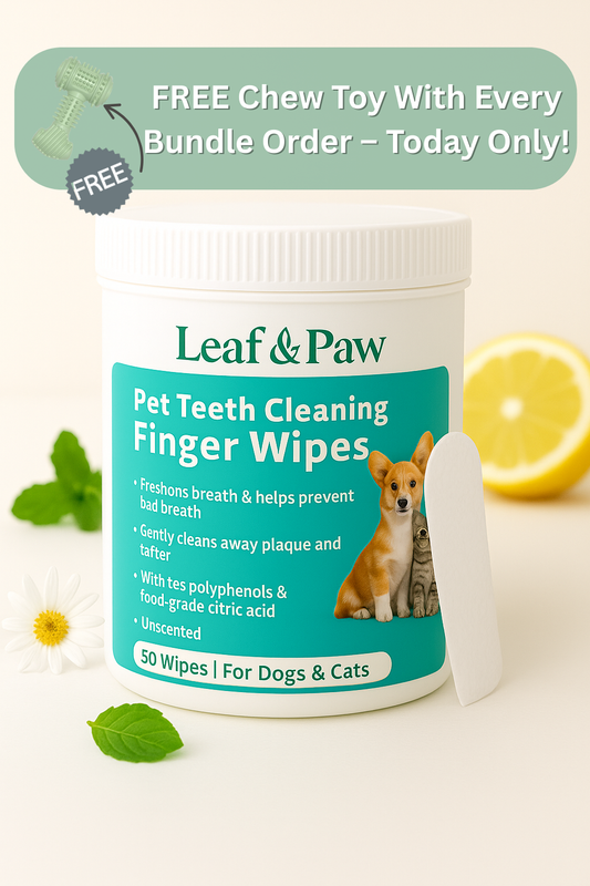 Leaf & Paw - Pet dental wipes