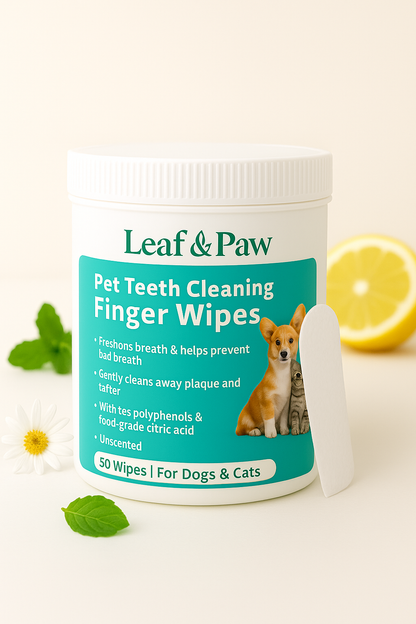 Leaf & Paw - Pet dental wipes